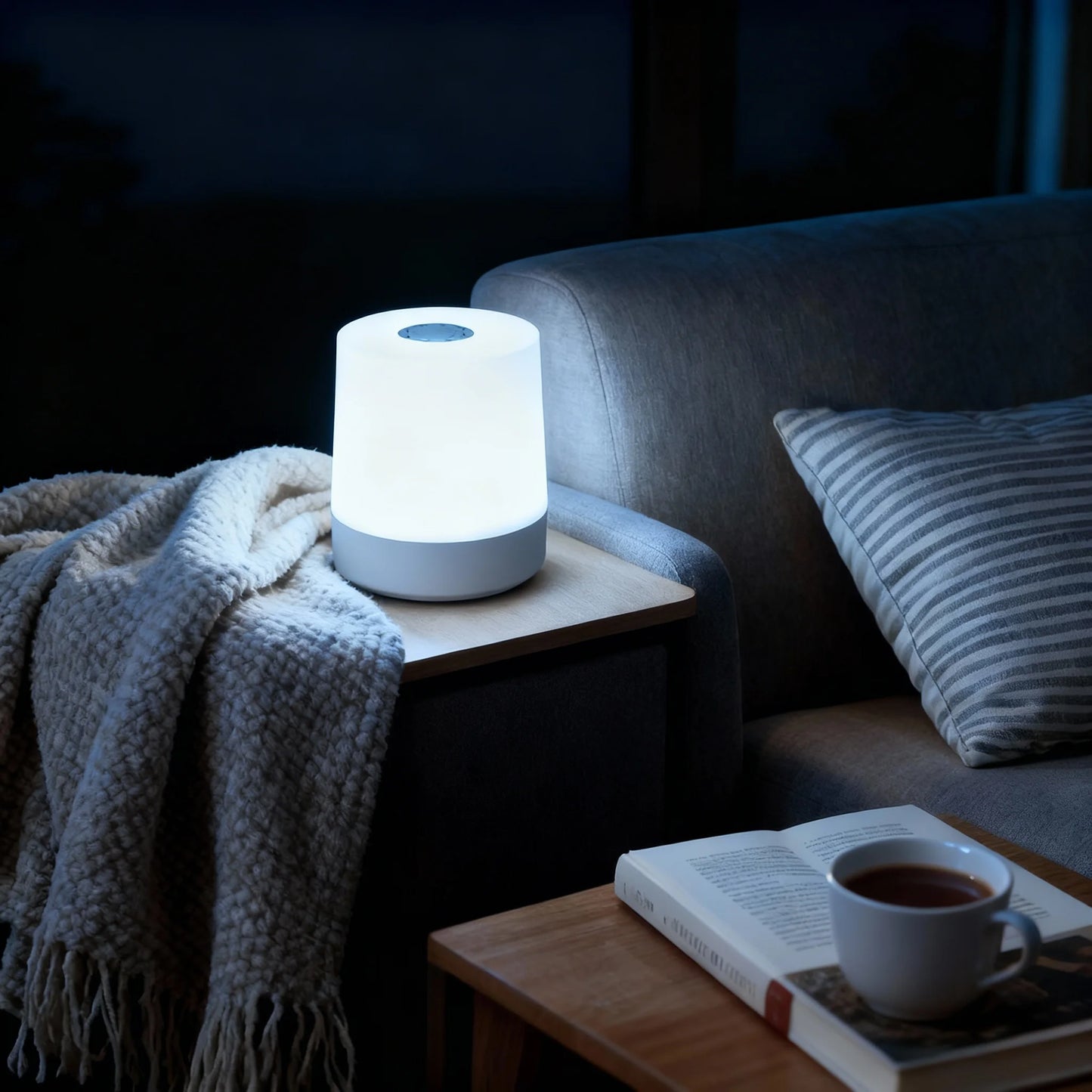 Gadgit Co ™ LED Night Light | RGB & 3CCT, Touch & Remote, USB Rechargeable