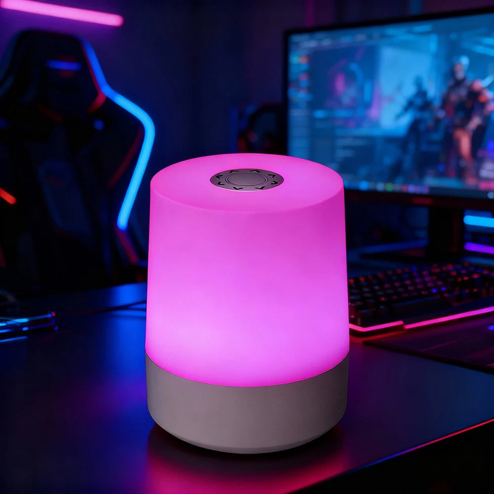 Gadgit Co ™ LED Night Light | RGB & 3CCT, Touch & Remote, USB Rechargeable