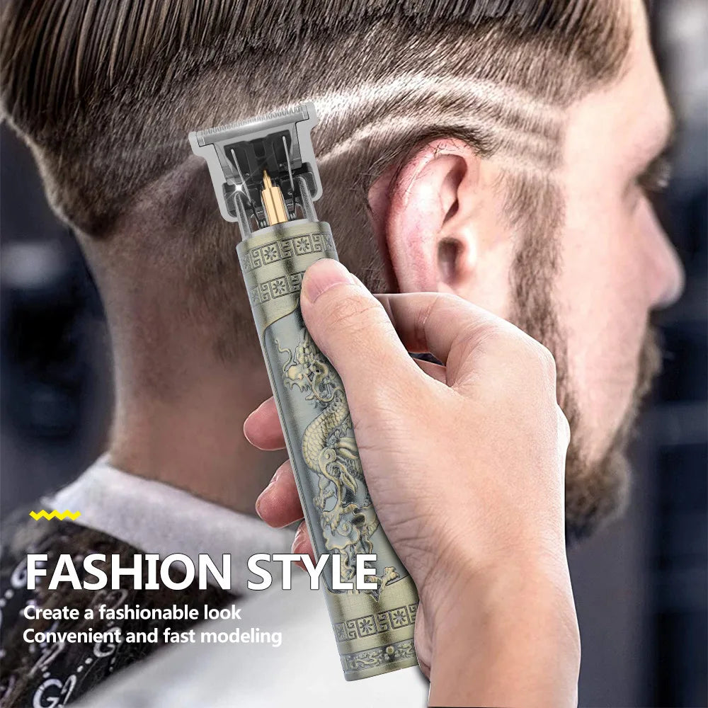 TrimMaster T9™ – Retro Precision Hair & Beard Trimmer