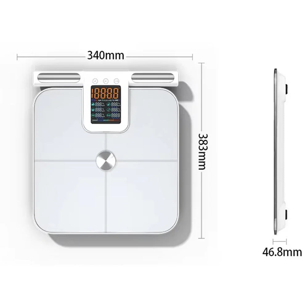 BioScan Pro™ – Smart Body Composition Scale with Handle