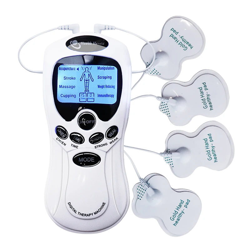 SANPKON TENS Machine Physiotherapy Electronic Pulse Muscle Stimulator for Neck Back Shoulder Hand Pain Relief Body Relaxation
