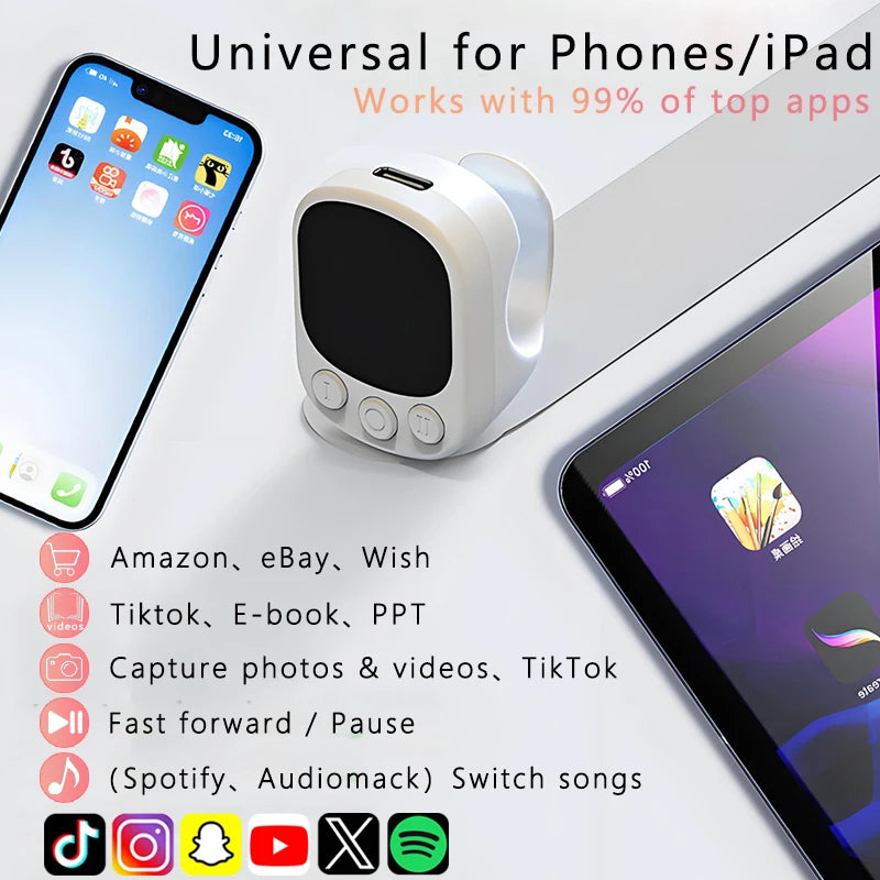 ScrollRing Pro™ – Smart Touch Remote Clicker