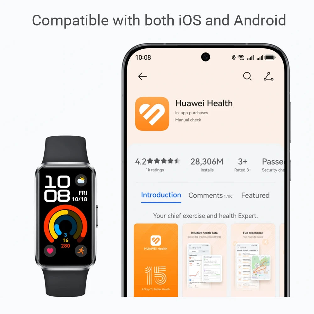 Huawei Band 10 – Global Version Fitness Smart Band