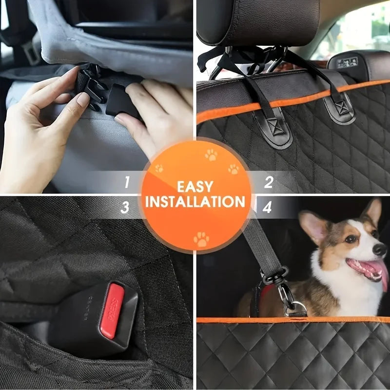 PetGuard Pro™ – Waterproof Dog Car Seat Hammock