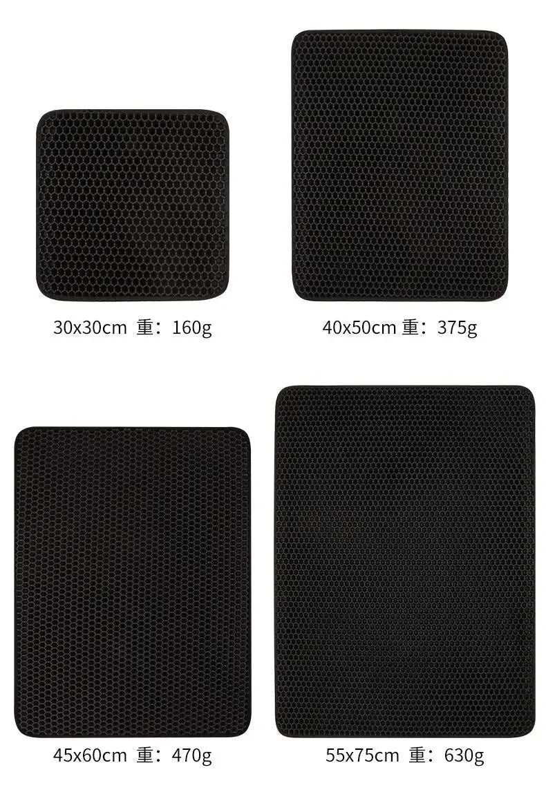 CleanPaw Duo™ – Double-Layer Waterproof Litter Mat