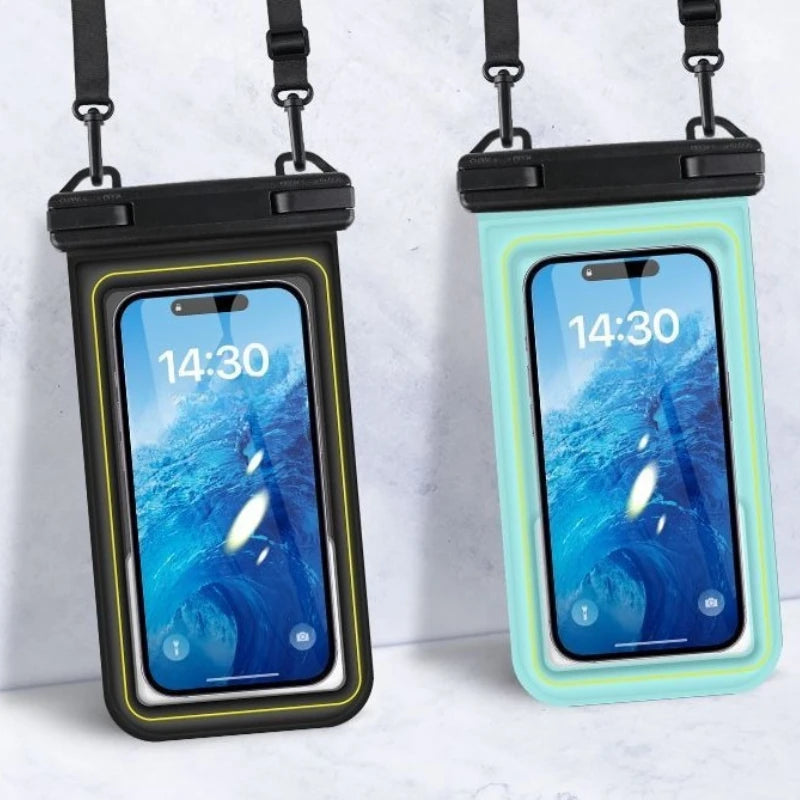 Gadgit Co™ – Floating Waterproof Phone Pouch with Lanyard (Sponge Float)