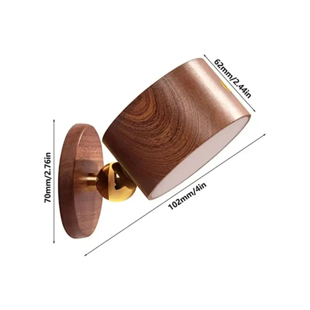 Gadgit Co LunaWall™ 360° Magnetic LED Wall Sconce | Dimmable, USB Rechargeable