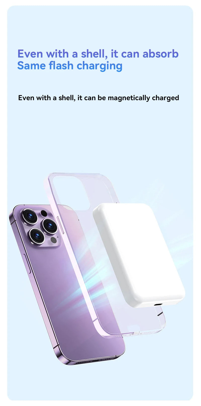 MagCharge Max™ – 50,000mAh Magnetic Wireless Power Bank