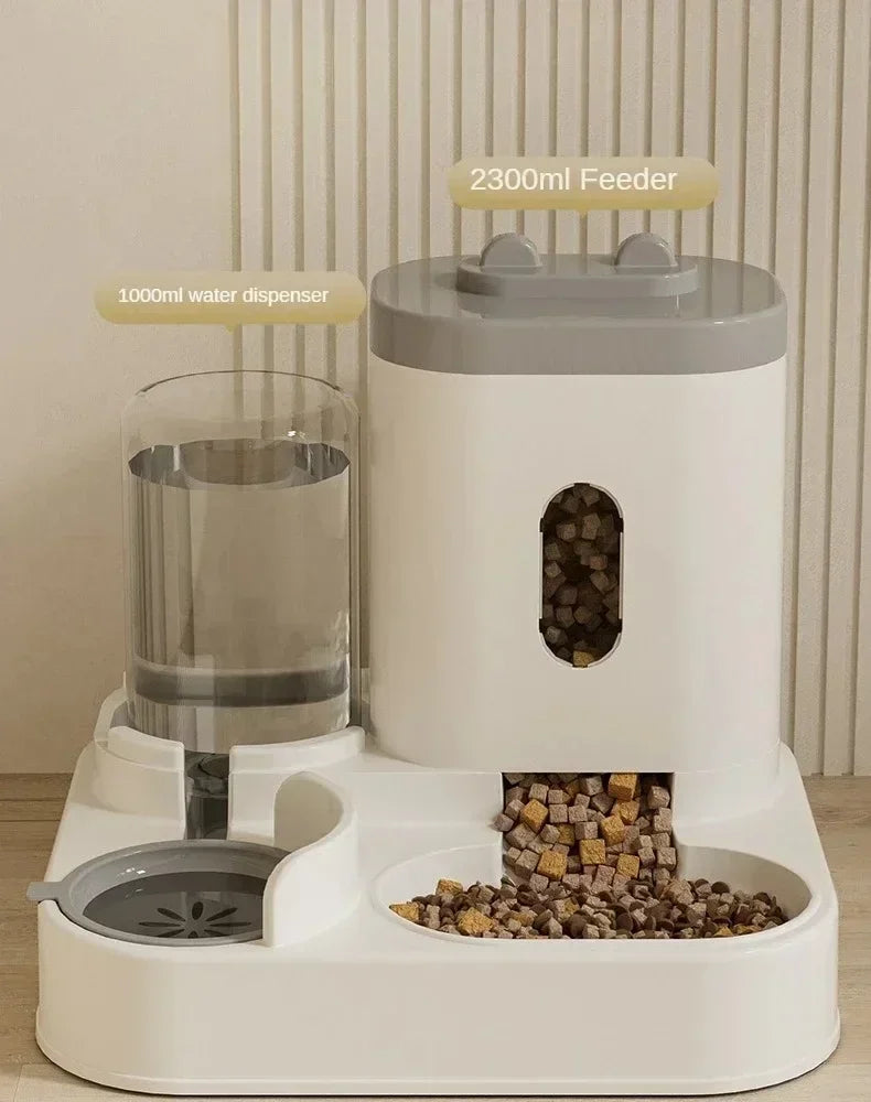 PetFlow Duo™ – Automatic Food & Water Dispenser