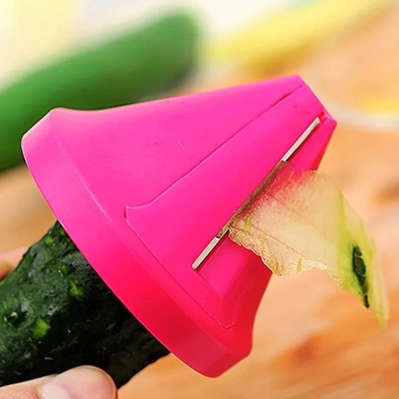 Gadgit Co Rotary Vegetable Grater & Spiral Peeler | 304 Steel Blade, Compact, No Power