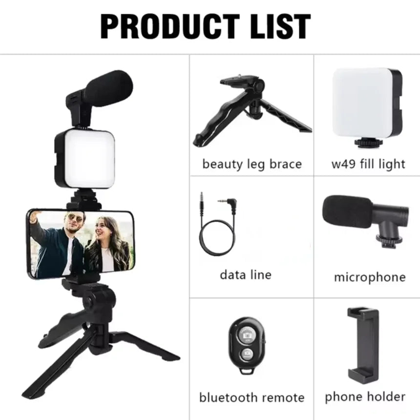 CreatorKit Pro™ – All-in-One Smartphone Vlogging Kit