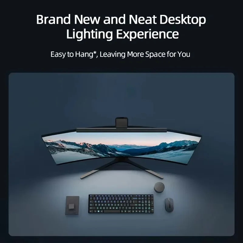 Gadgit Co™ – Premium Monitor Light Bar | Wireless Knob, Anti-Glare