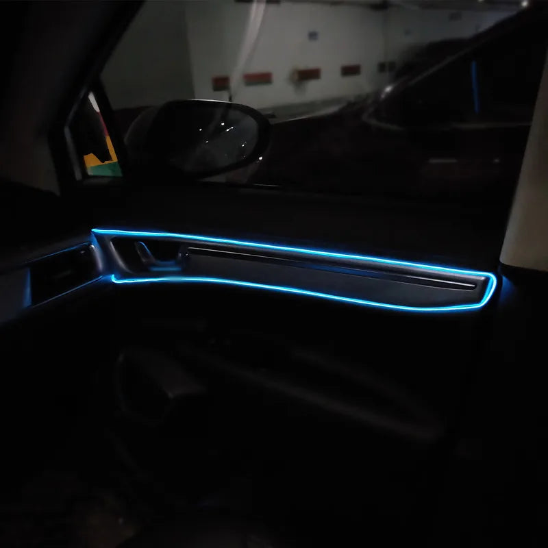 Gadgit Co Car Interior LED Neon Ambient Light Strip | 3 Colours, 3 Lengths, 12V