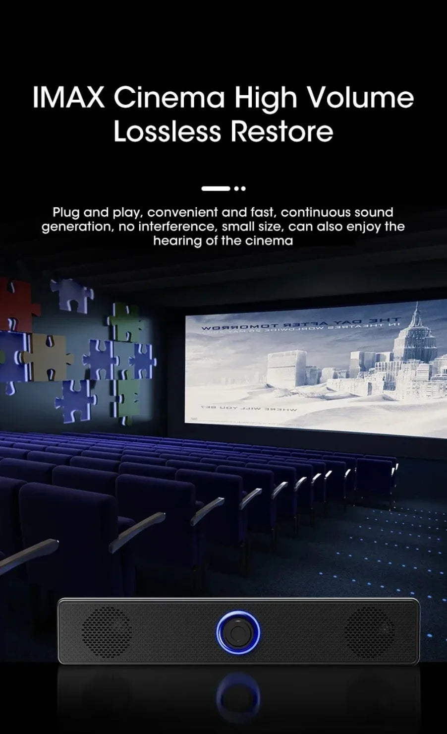 SoundBar X™ – Wireless & USB Powered TV Soundbar