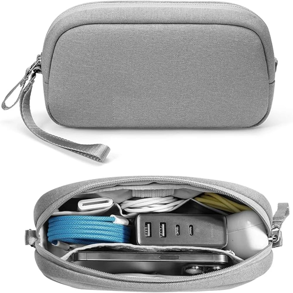Electronics Organizer Travel Case Water Resistant Travel Bag Cable Organizer for Essentials Accessories.