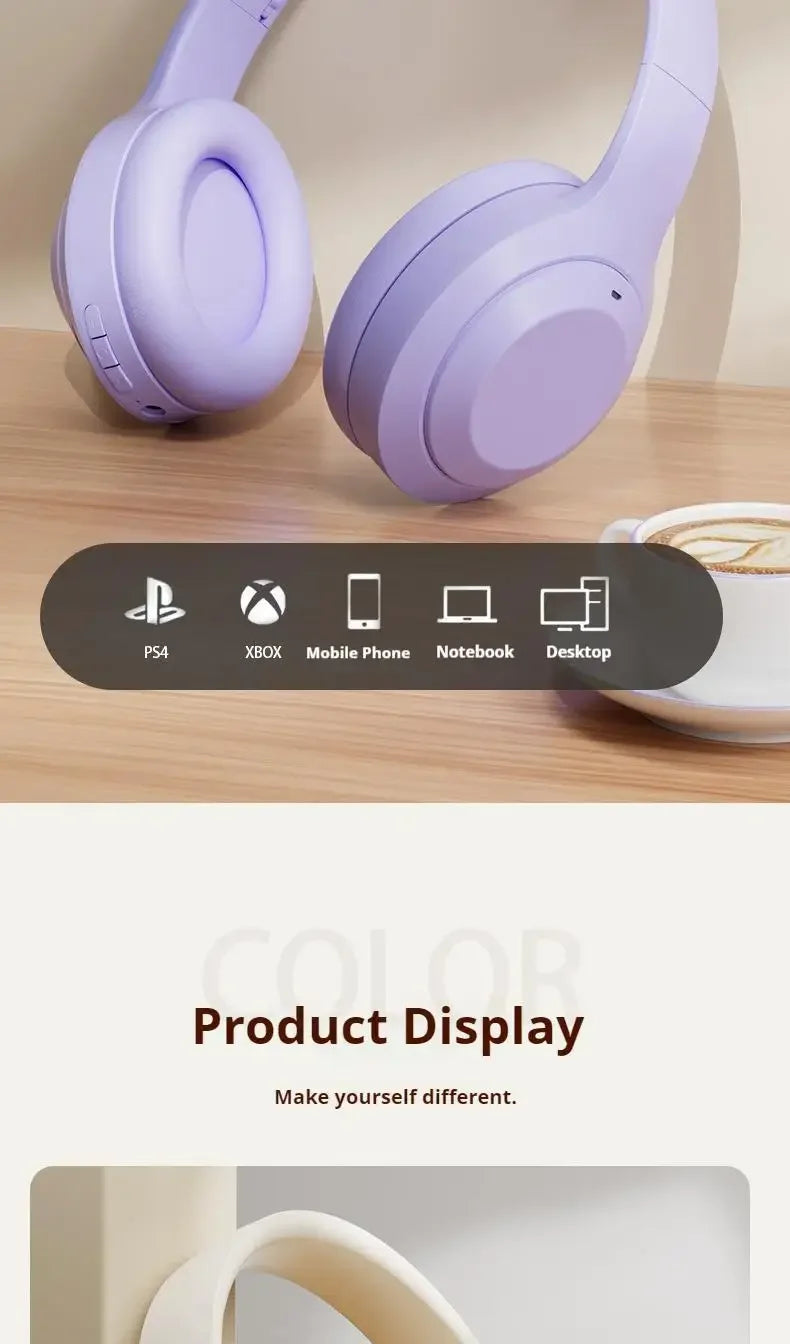 M5 Fusion™ – Wireless Bluetooth 5.3 Over-Ear Headphones