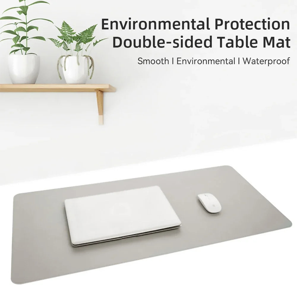 Gadgit Co™ PU Leather Desk & Gaming Mouse Pad | 60×30cm, Non-Slip, Waterproof