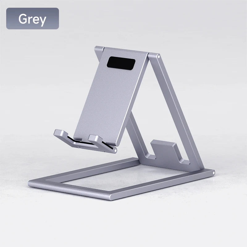 Gadgit Co™ – Foldable Aluminium Phone & Tablet Stand (360° Adjustable)