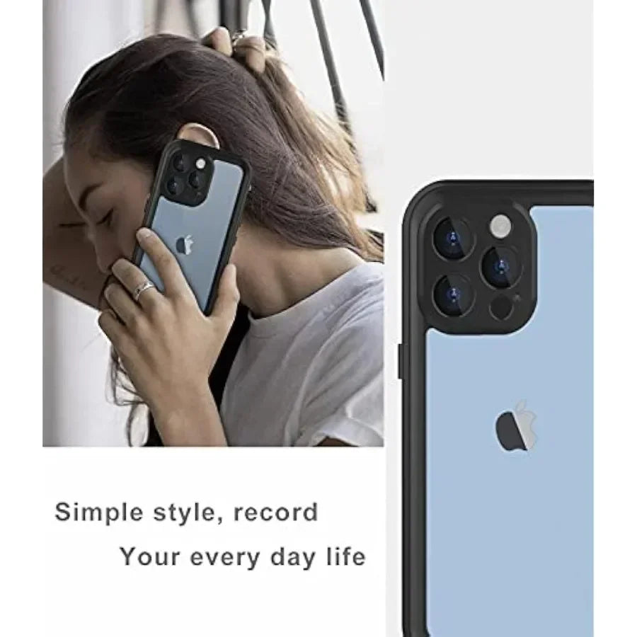 AquaShield Pro™ – IP68 Fully Sealed Waterproof iPhone Case