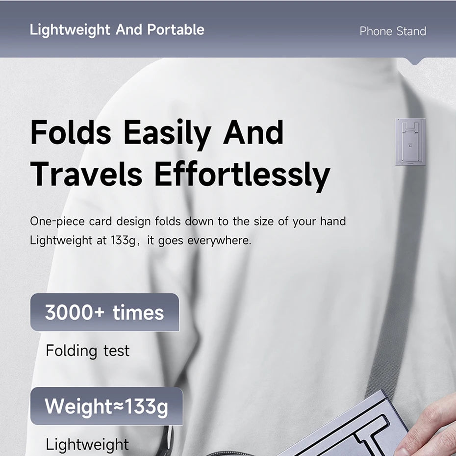 Gadgit Co™ – Foldable Aluminium Phone & Tablet Stand (360° Adjustable)