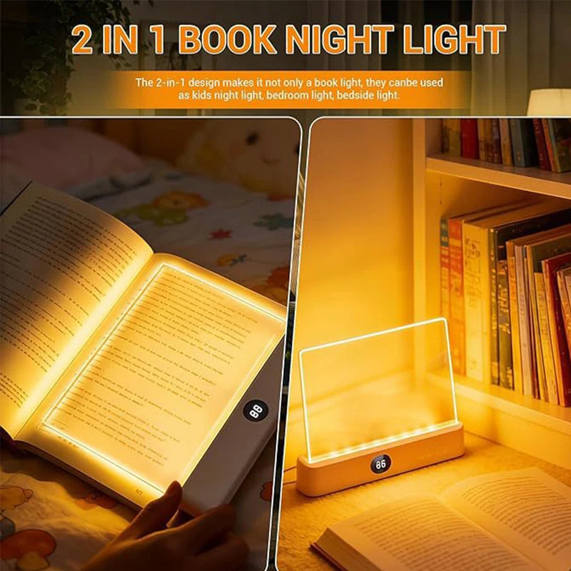Gadgit Co ™ Rechargeable LED Reading Light | 3 Colours, Timer, Eye-Friendly