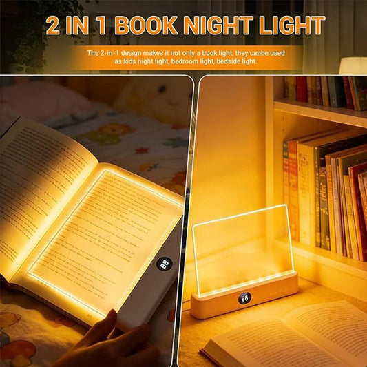 Gadgit Co ™ Rechargeable LED Reading Light | 3 Colours, Timer, Eye-Friendly