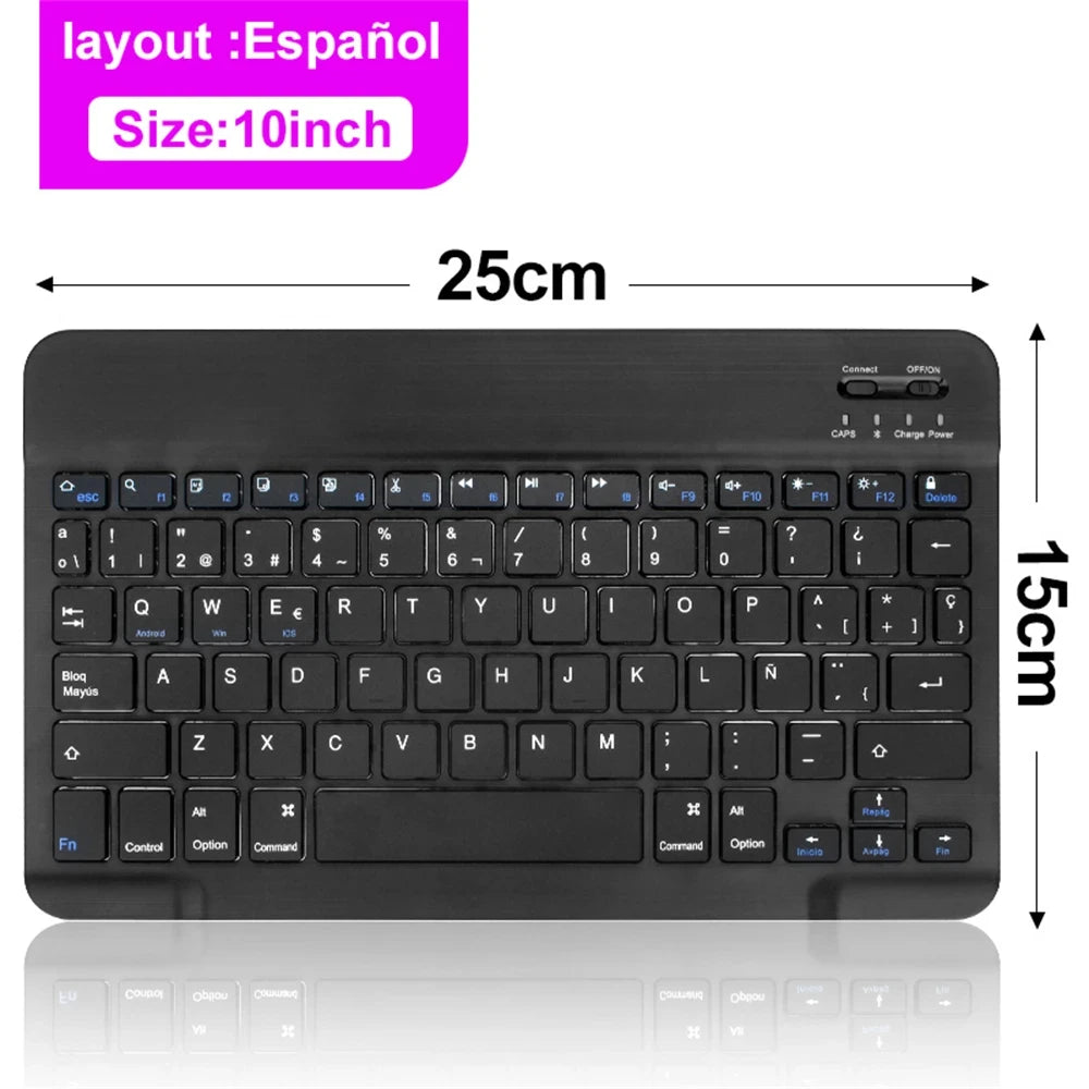 Bluetooth Wireless Keyboard Mouse For IOS Android Windows Tablet For iPad Air Mini Pro