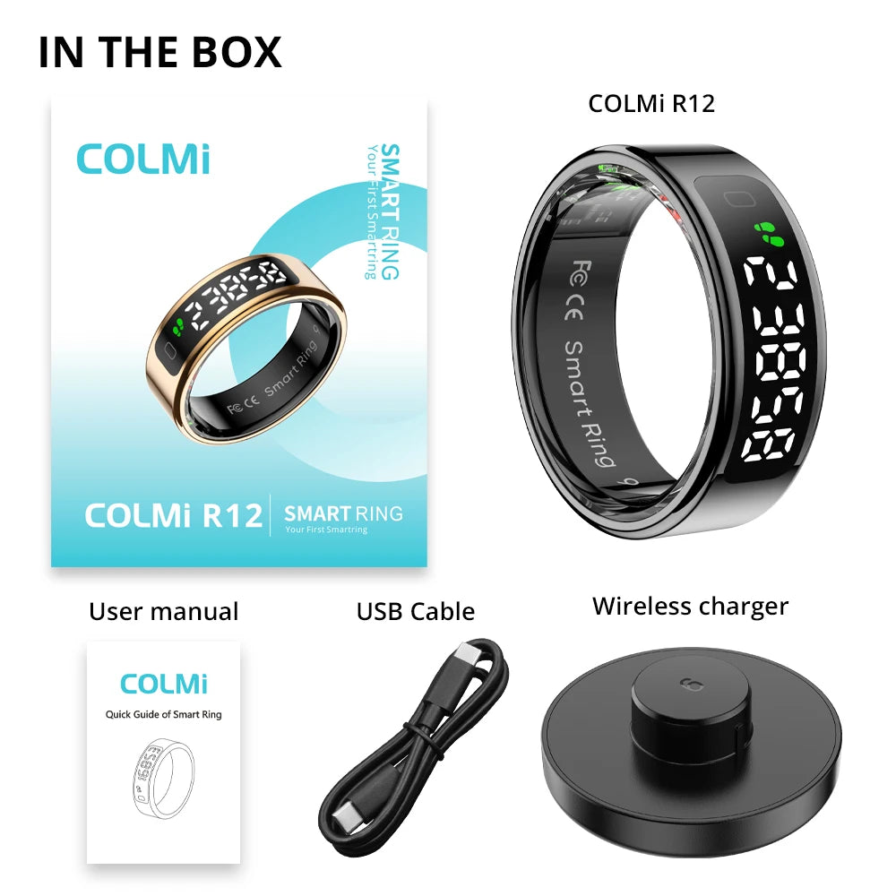 COLMI R12 – Smart Health Ring with Display