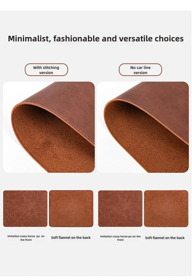 Gadgit Co™ Waterproof PU Leather Desk Mat | Non-Slip, Easy-Clean, 5 Sizes