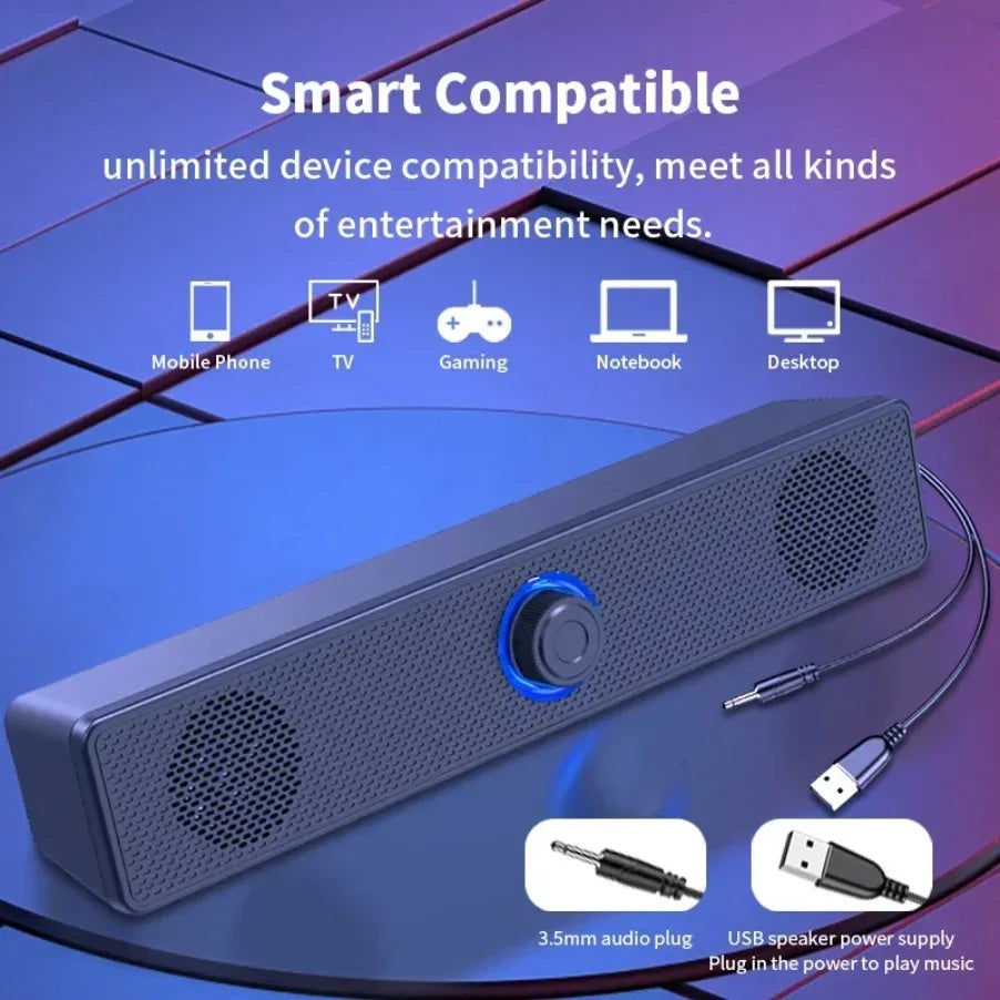 Gadgit Co™ – USB Powered PC & TV Soundbar