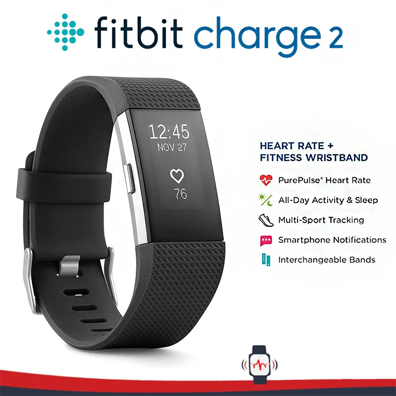Fitbit Charge 2 – Heart Rate Fitness Tracker