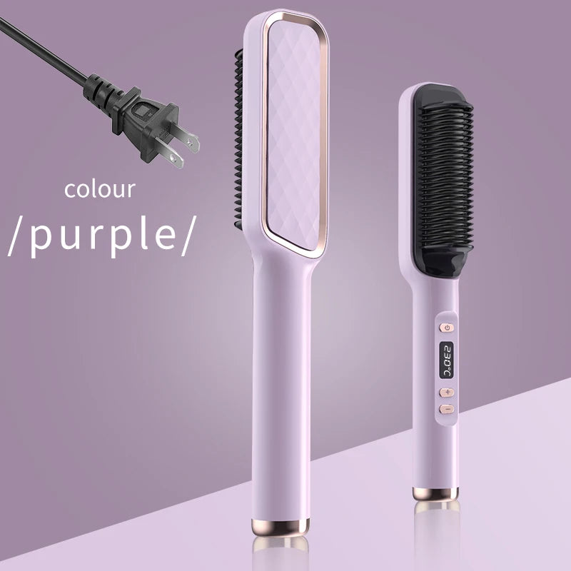 SleekComb Pro™ – Anti-Scald Ionic Straightener