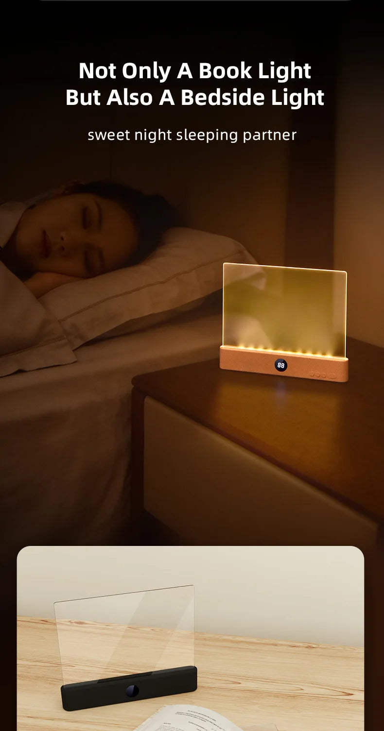 Gadgit Co ™ Rechargeable LED Reading Light | 3 Colours, Timer, Eye-Friendly