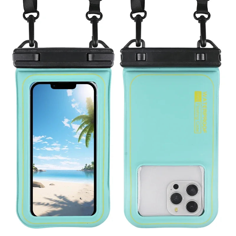AquaGuard™ – Upgrade Floating Waterproof Phone Bag with Crossbody Strap
