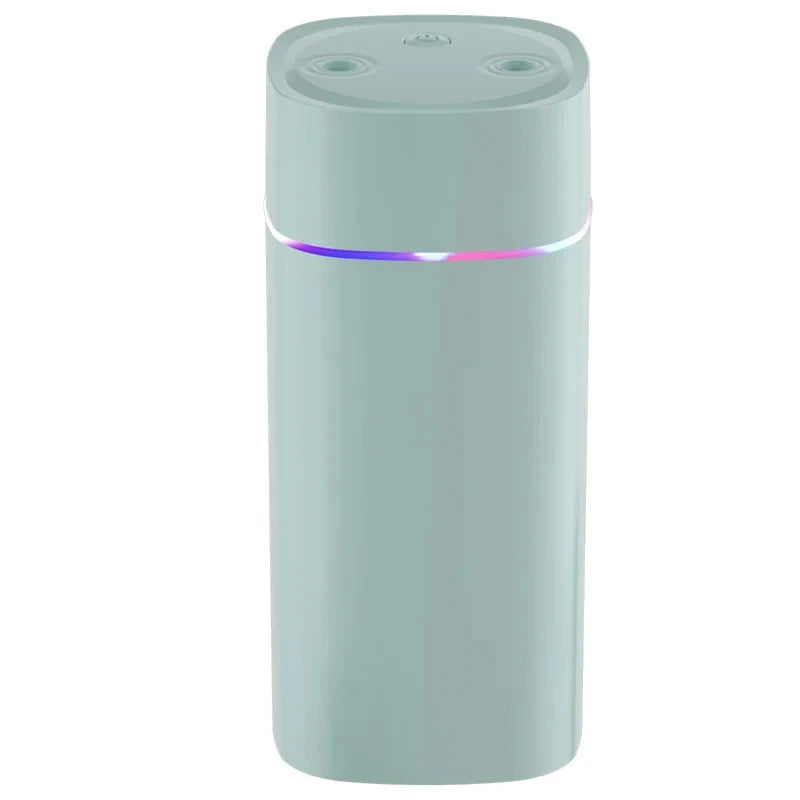 Gadgit Co Dual-Nozzle USB Humidifier | 600ml/h Super Mist, Ultra Quiet, Home & Car