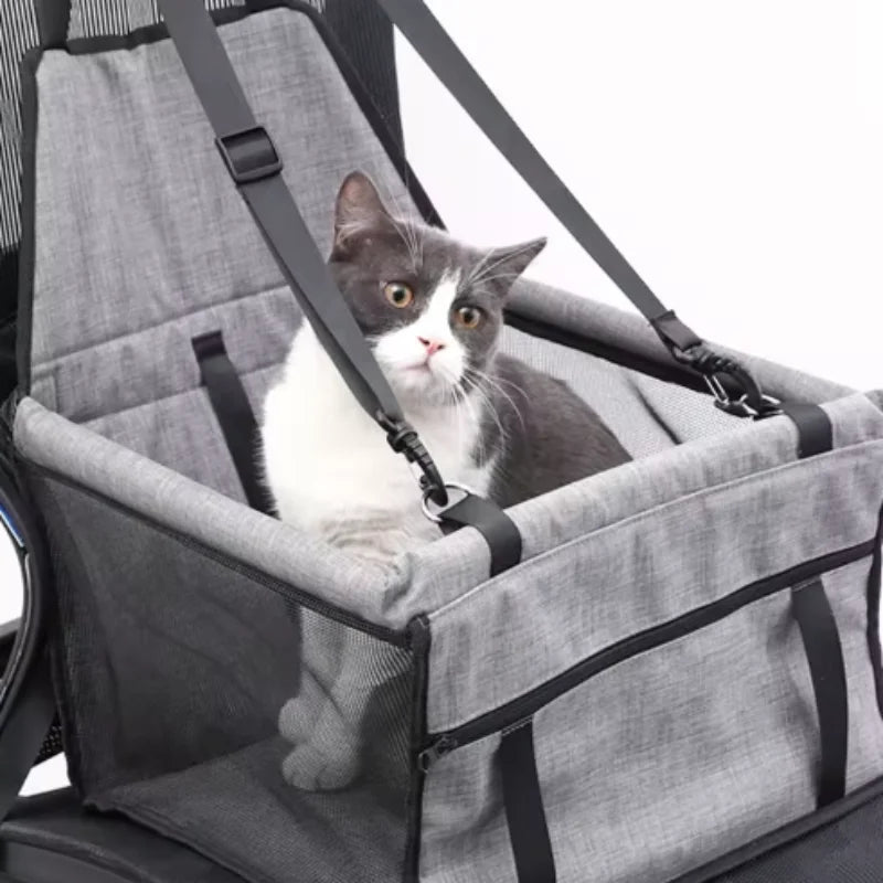PetGuard Travel™ – Foldable Dog Car Seat Hammock