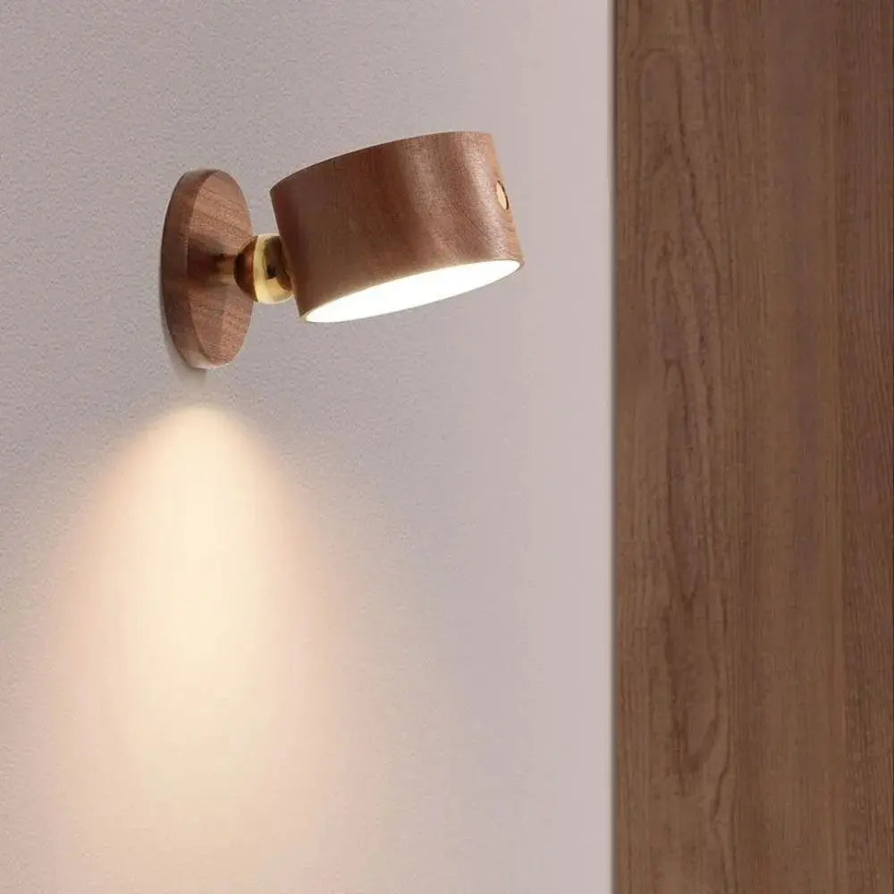 Gadgit Co LunaWall™ 360° Magnetic LED Wall Sconce | Dimmable, USB Rechargeable