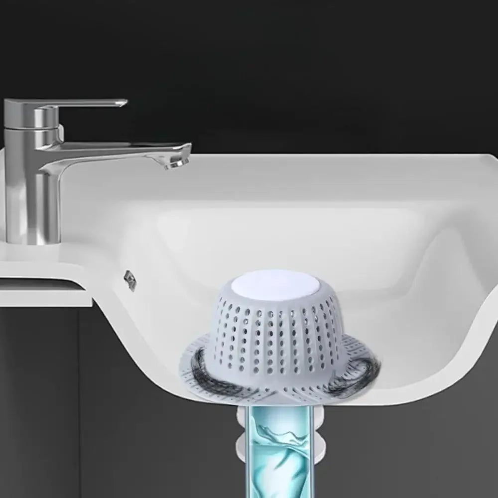 DrainGuard™ – Collapsible Hair Catcher Protector