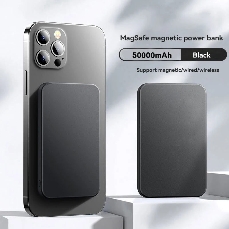 MagCharge Max™ – 50,000mAh Magnetic Wireless Power Bank