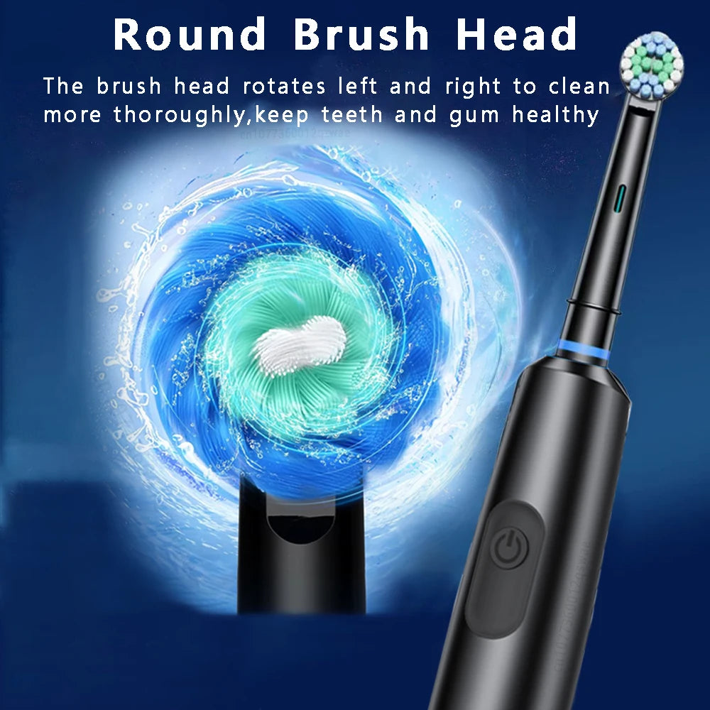 SmilePro 8X™ – Rechargeable Rotary Electric Toothbrush