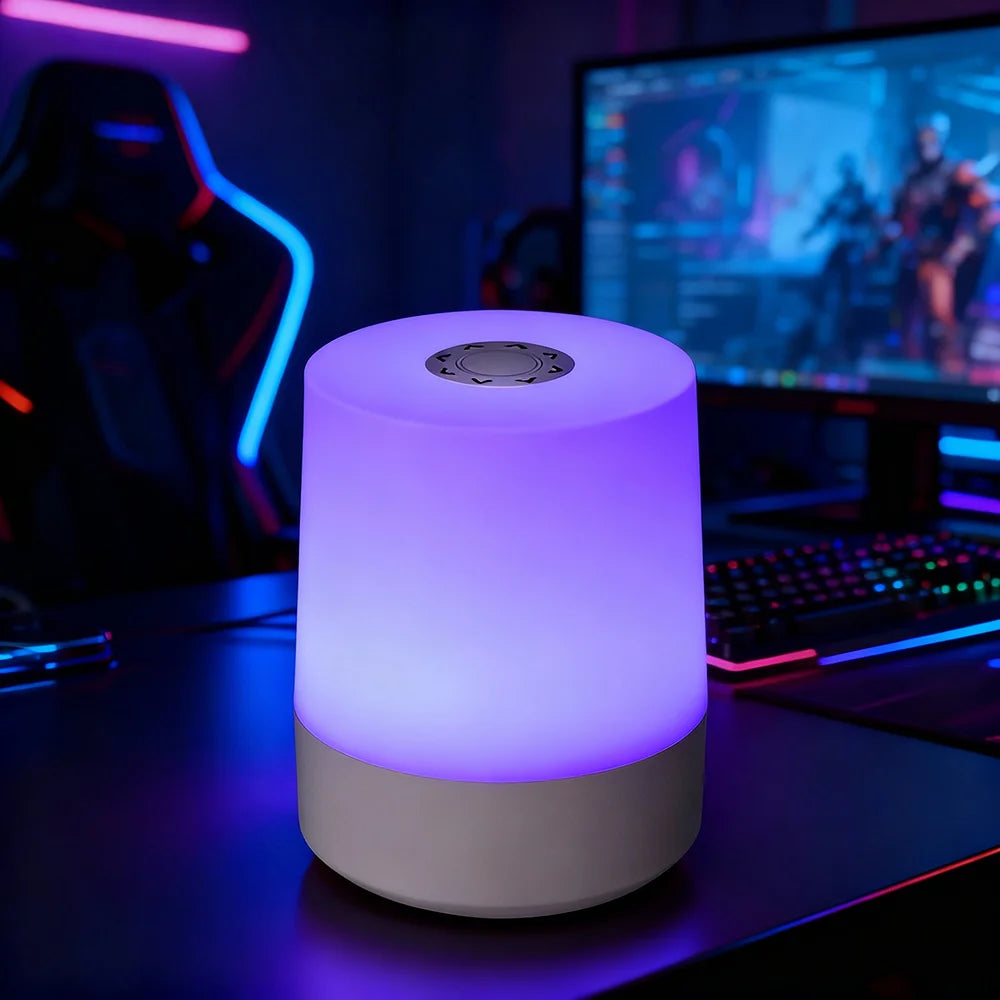 Gadgit Co ™ LED Night Light | RGB & 3CCT, Touch & Remote, USB Rechargeable