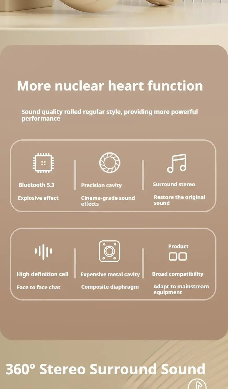 M5 Fusion™ – Wireless Bluetooth 5.3 Over-Ear Headphones