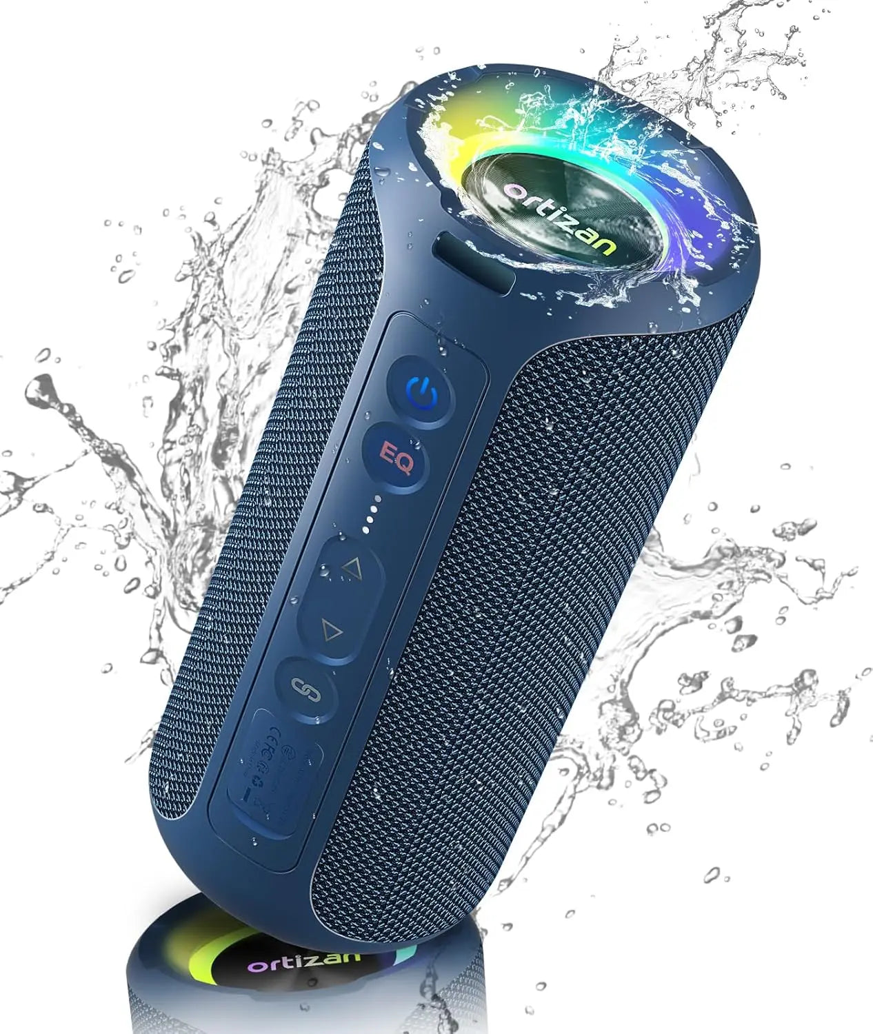 Gadgit Co™ Portable Bluetooth Speaker | 40W, IPX7 Waterproof, LED Light Show