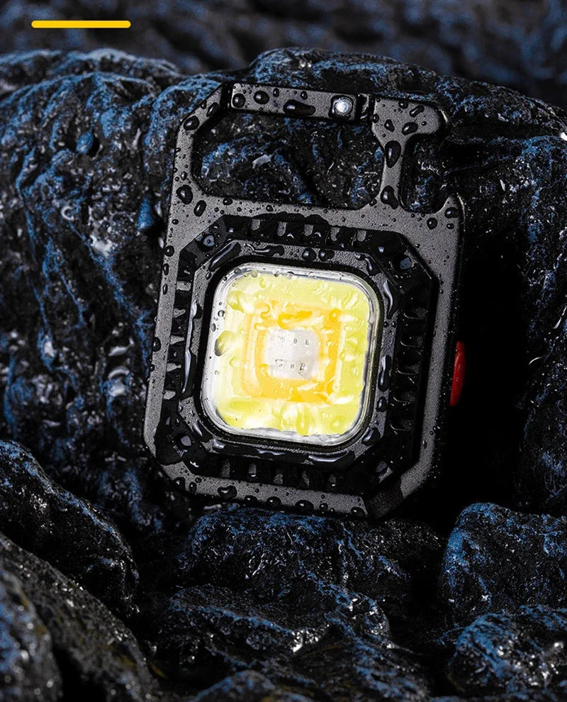 Gadgit Co Mini COB LED Flashlight | 800 Lumens, 7 Modes, Magnetic, Type-C Rechargeable