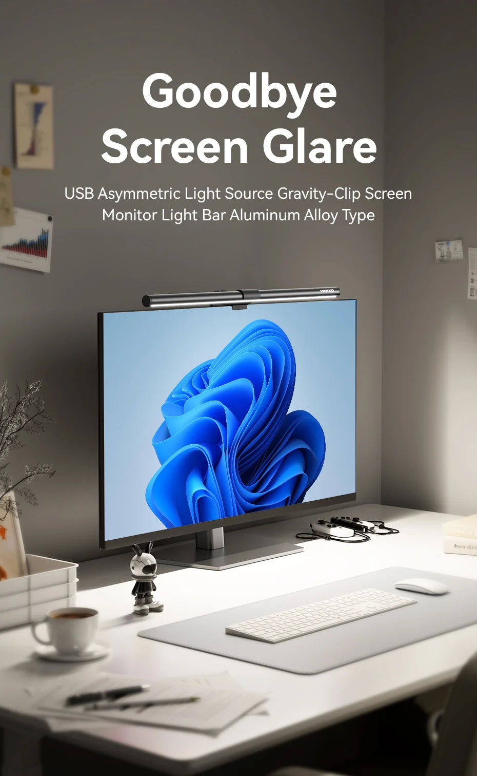 VisionGlow Pro™ – LED Monitor Light Bar