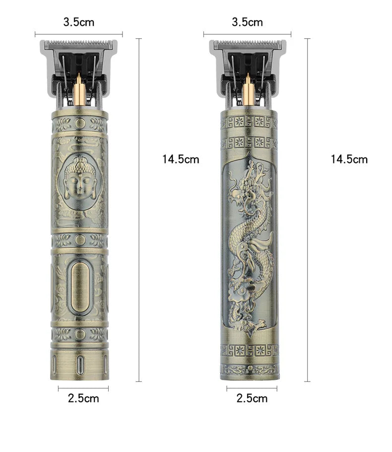 TrimMaster T9™ – Retro Precision Hair & Beard Trimmer