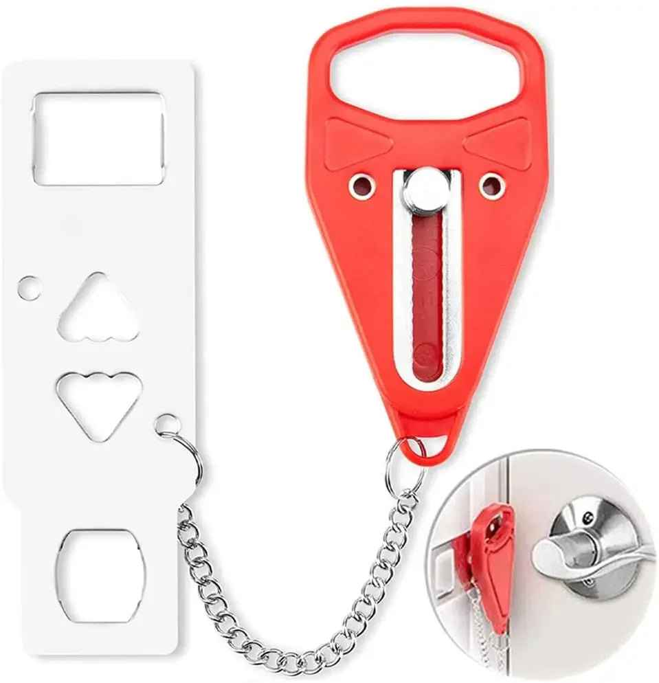 Gadgit Co Portable Travel Safety Door Lock | Universal, No Tools, Hotel & Home