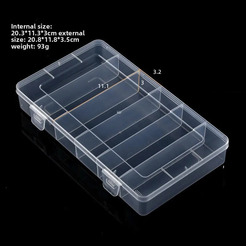 Gadgit Co™ – Transparent Cable & Accessory Organizer Box (Small, Medium, Large)
