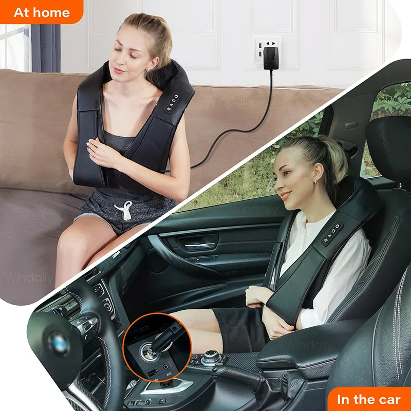 ReliefPro 4D™ – Heated Shiatsu Neck & Shoulder Massager