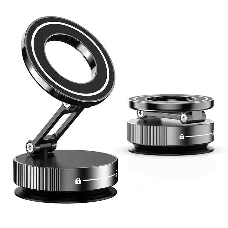 Gadgit Co™ – 360° Magnetic Foldable Phone Holder (Vacuum Suction Mount)
